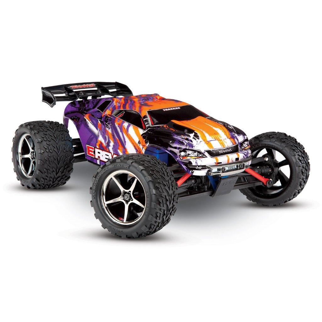 Traxxas 1/16 E-Revo VXL TSM มีแบตเตอรี่ และเครื่องชาร์จ (ของใหม่)