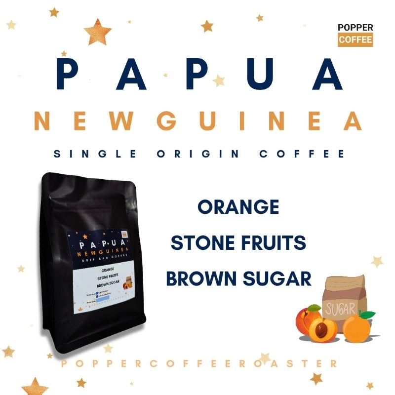 เมล็ดกาแฟคั่ว Papua New Guinea washed process ขนาด 200 กรัม ปาปัวนิวกินี