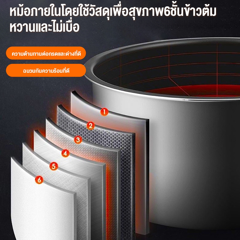 💕ต่ำสุดในตลาด💕หม้อหุงข้าวใหญ หม้อหุงข้าว 8/10/13/18L หม้อหุงข้าวไฟฟ้าเชิงพาณิชย์ rice cooker