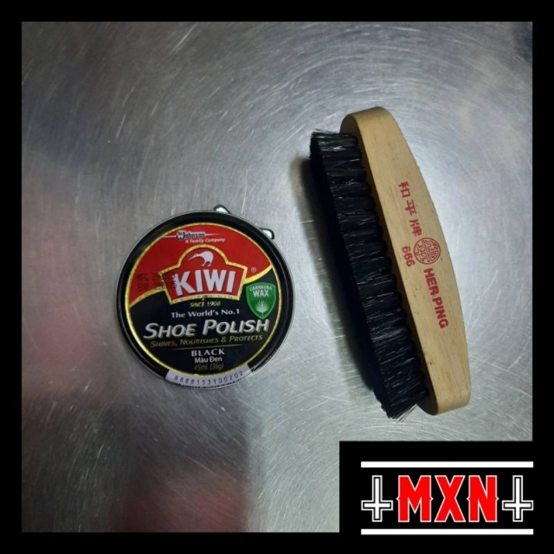 ที่ขัดรองเท้ากีวี KIWI สีดำ แปรงขัดรองเท้า