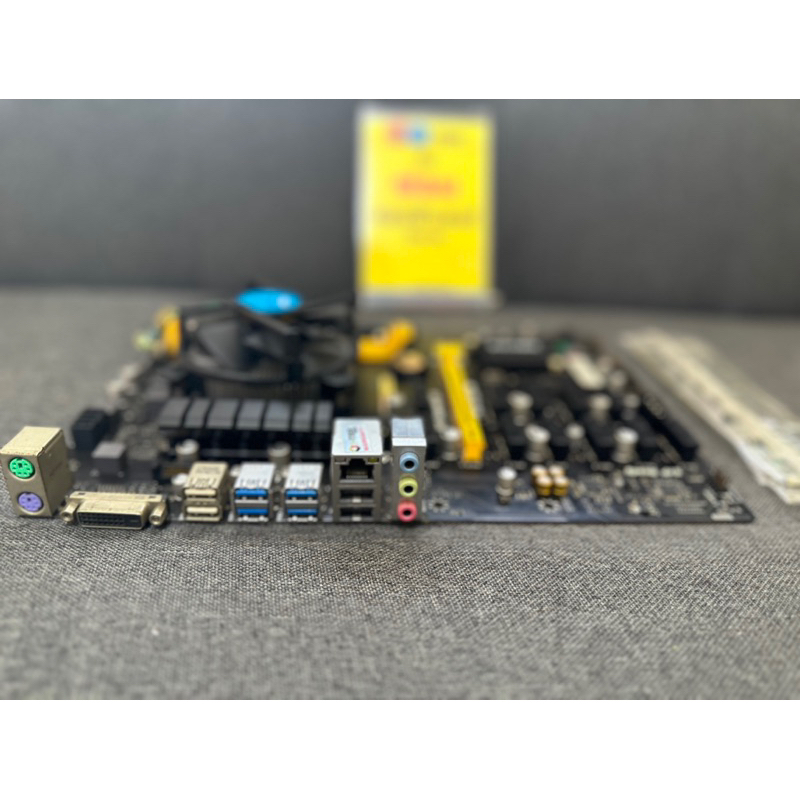 ชุดเซ็ตซีพียู+บอร์ด CPU g4400+ MAINBOARD Biostar 250-btc SOCKET1151 (มีเพทหลัง) เป็นสินค้ามือ2 ใช้งา