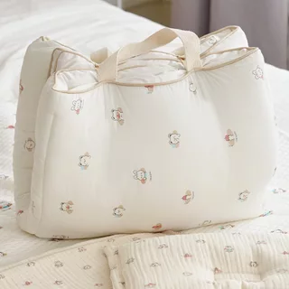 Lieto ที่นอนเด็ก ที่นอนเด็กอนุบาลแบบพกพา น้ำหนักเบา พับได้ Organic Bamboo and Cotton