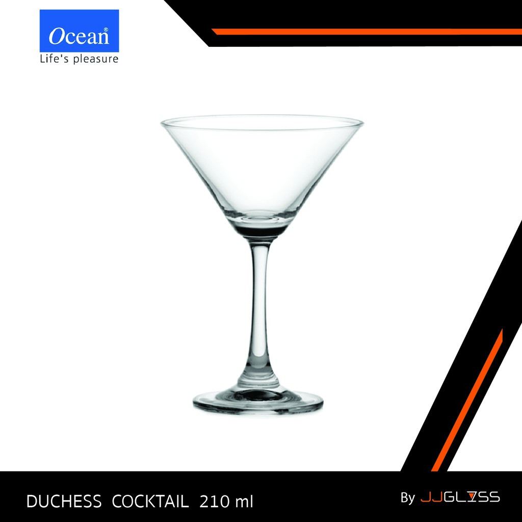 JJGLASS - (Ocean) 1503C07 Cocktail 7 1/4oz. (210ml.) - แก้วค็อกเทล แก้วมาร์ตินี่ แก้วขา สำหรับใส่เครื่องดื่มค็อกเทล
