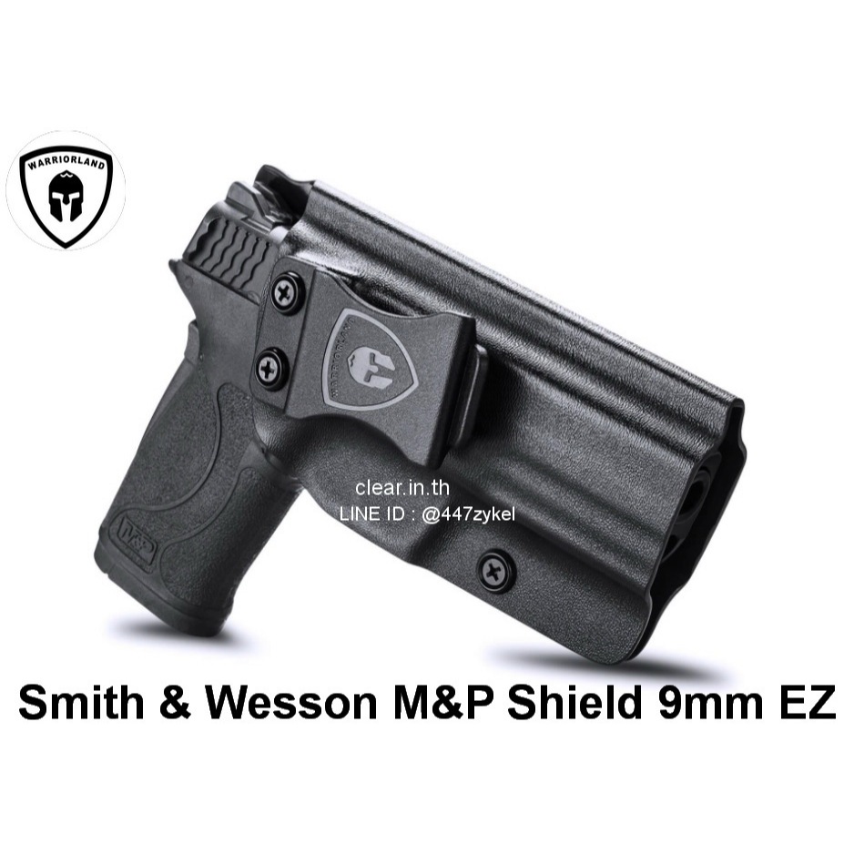 ซอง พกใน S&W M&P Shield 9mm EZ Right Handed USA WARRIORLAND Pistol Holster Kydex ส่งจากประเทศไทย