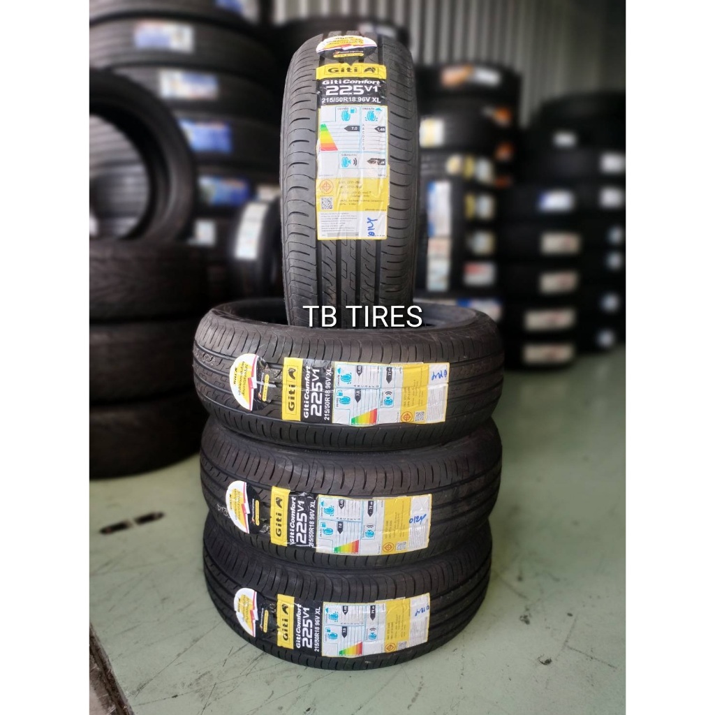 ยางรถยนต์ 215/50R18 225v1 96v ยี่ห้อ GITI ยางใหม่ปี 2025