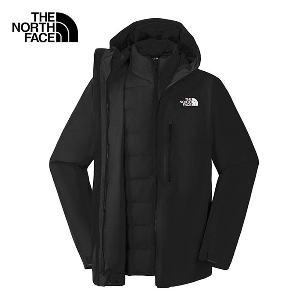 THE NORTH FACE M NORTH TABLE DOWN TR JCT - AP - TNF BLACK เสื้อกันหนาวผู้ชายสองชั้น ตัวด้านในเป็นขนห่าน (ASIA SIZE)