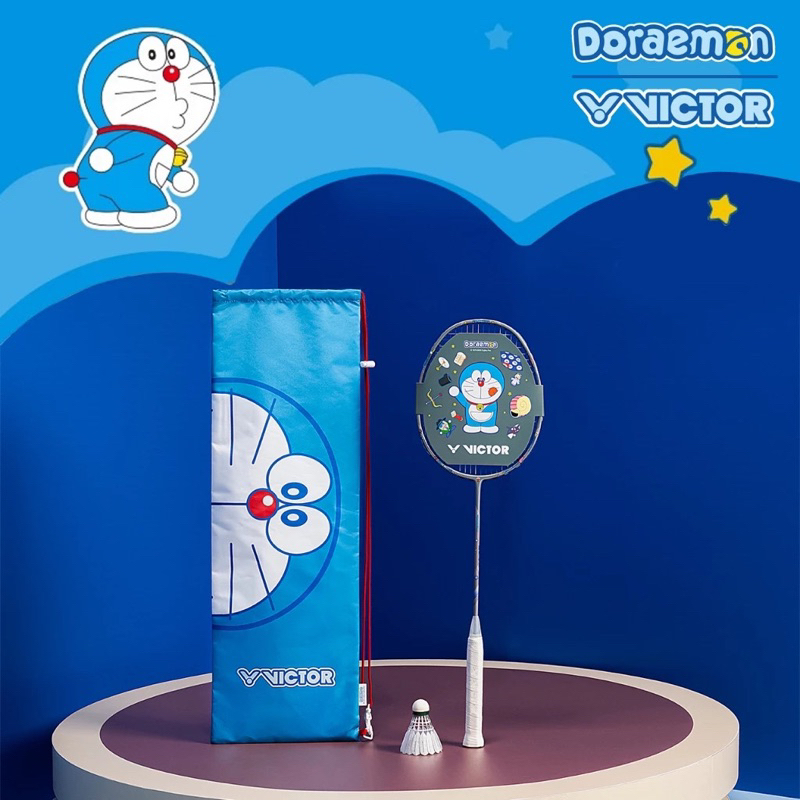 VICTOR ไม้แบดมินตัน รุ่น TK-DRM (VICTOR x DORAEMON) DORAEMON COLLECTION