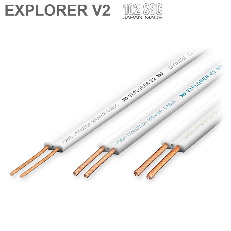 สายลำโพง OYAIDE EXPLORER V2 Speaker Cable 102 SSC Copper สายเปล่าตัดแบ่งขายราคาต่อเมตร