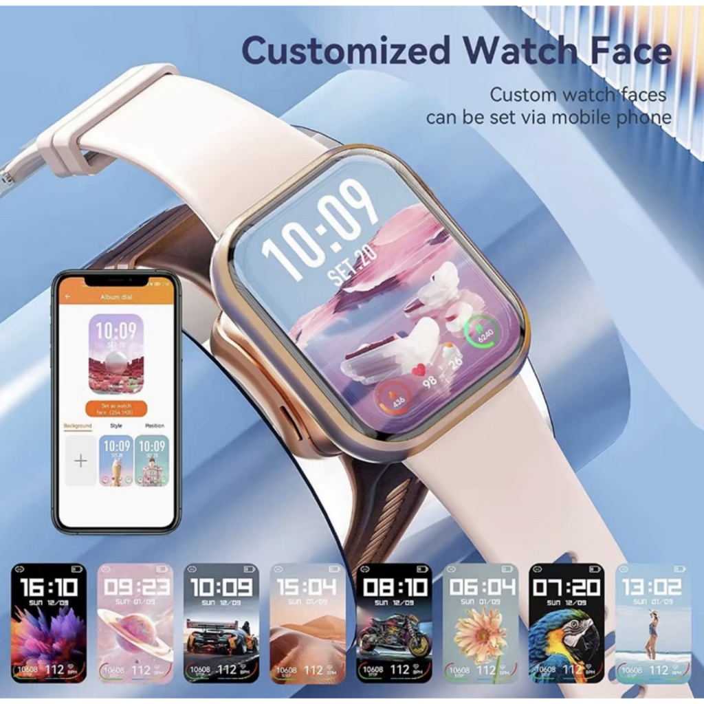 นาฬิกาสมาร์ทใหม่ 4G Watch รับสายโทรศัพท์เพลงถ่ายภาพและส่งนวด 49 มม. หน้าจอ HD ขนาดใหญ่สำหรับผู้หญิงและเด็ก - รูปที่ 3
