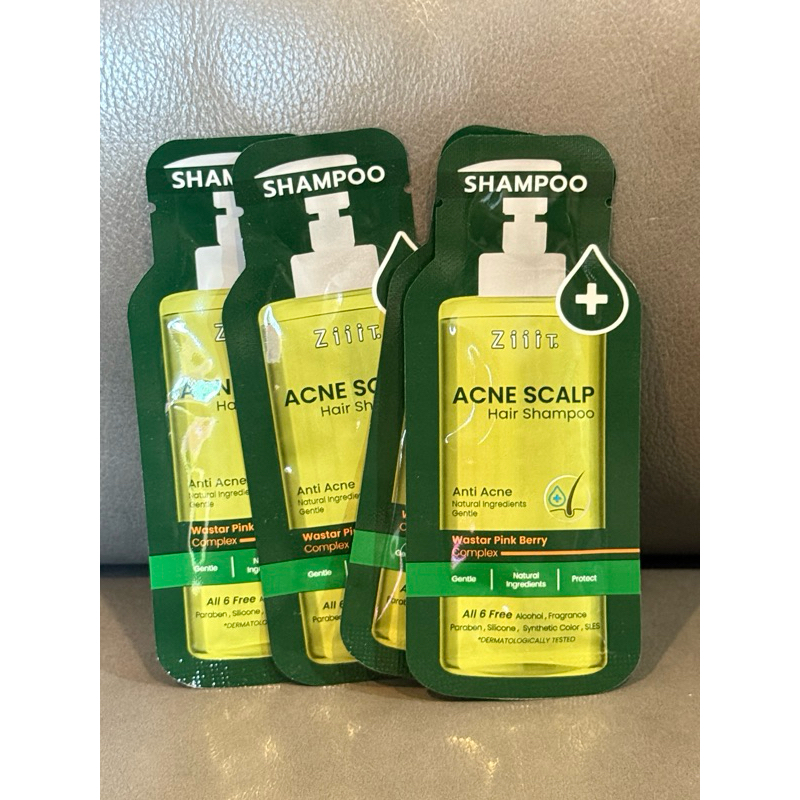 Ziit แชมพูสระผม แบบซอง แบบพกพา 7ml ลดสิว ลดรังแค