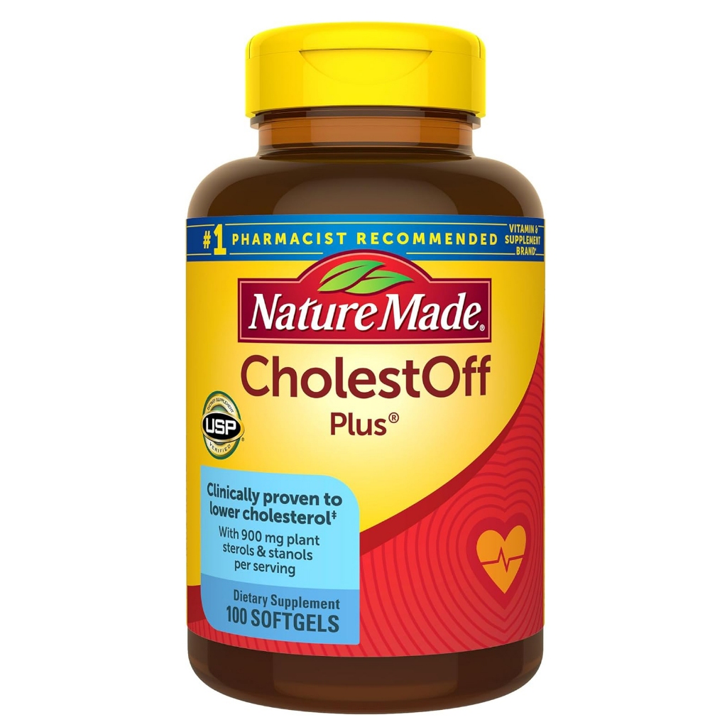 Nature Made CholestOff บำรุงหัวใจ ระดับโคเลสเตอรอล และไขมัน