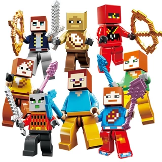 ของเล่นเลโก้ บล็อกตัวต่อ มายคราฟ Mycraft Figures Series สีสันสวยงาม ของเล่นสำหรับเด็ก