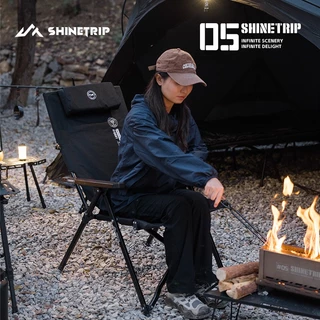 ShineTrip เก้าอี้พับ ปรับระดับ 4 ระดับ Size L รุ่น a507 รับน้ำหนัก140kg พร้อมกระเป๋าสะพาย