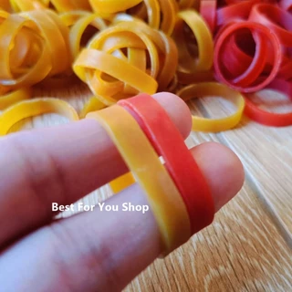 หนังยาง วงเล็ก หนังยางแก้ว หนา 6 มิลx ขนาดวง 2.5 cm (50&200 g.) คุณภาพดีมาก ยางรัดของ ทนทาน ยืดหยุ่นดี rubber band (TT)