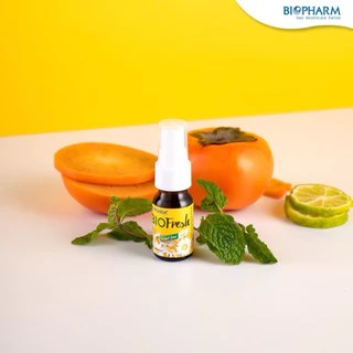 BIOPHARM BIOfresh Mouth Spray15mL ((สเปรย์พ่นคอ)) สารสกัดสมุนไพรธรรมชาติ