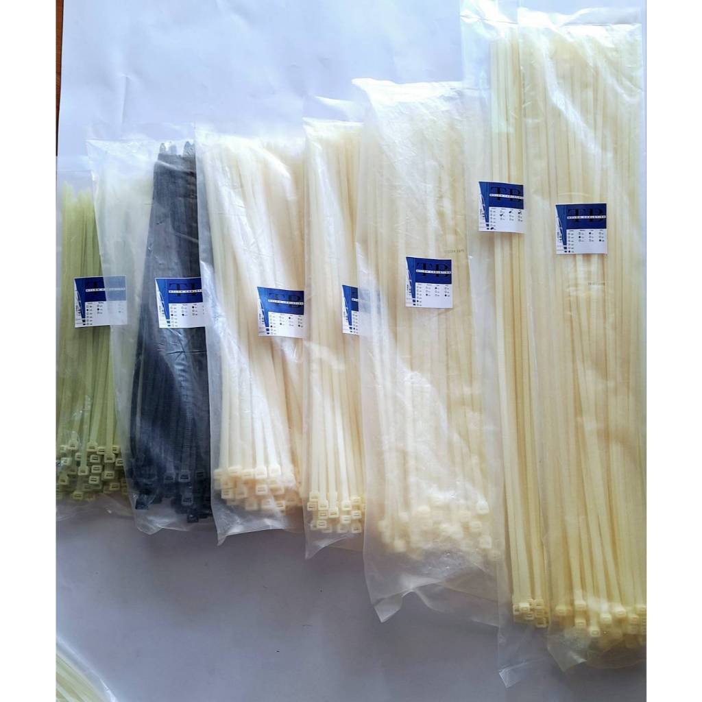 เคเบิ้ลไทร์แบบใหญ่และยาวพิเศษขนาด 17นิ้ว -30 นิ้ว430x9.0 mm-750x7.6 mm.มีสีดำ/สีขาวแพค 20 PCS)