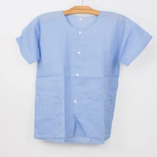 เสื้อคอกลมสำหรับผู้สูงวัยทั้งชายและหญิง เหมาะสำหรับใส่ทำบุญ หรือซื้อไปอุทิศส่วนกุศลให้บรรพชนผู้ล่วง