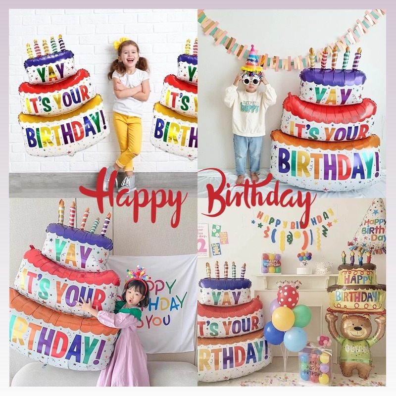 2pcs ส่งจากไทย ตกแต่งงาน วันเกิด บอล ลูน วันเกิด พร็อพวันเกิด ลูกวันเกิด ลูกโป่งวันเกิด ลูกโป่งเป่าลม วันเกิด