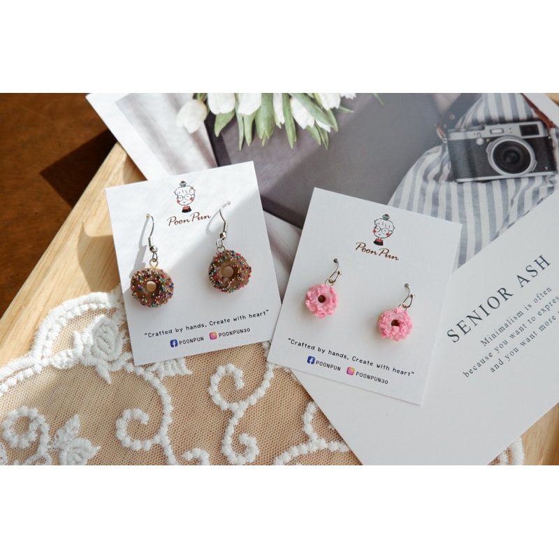 🍩 ต่างหูโดนัท (Donuts )🍩