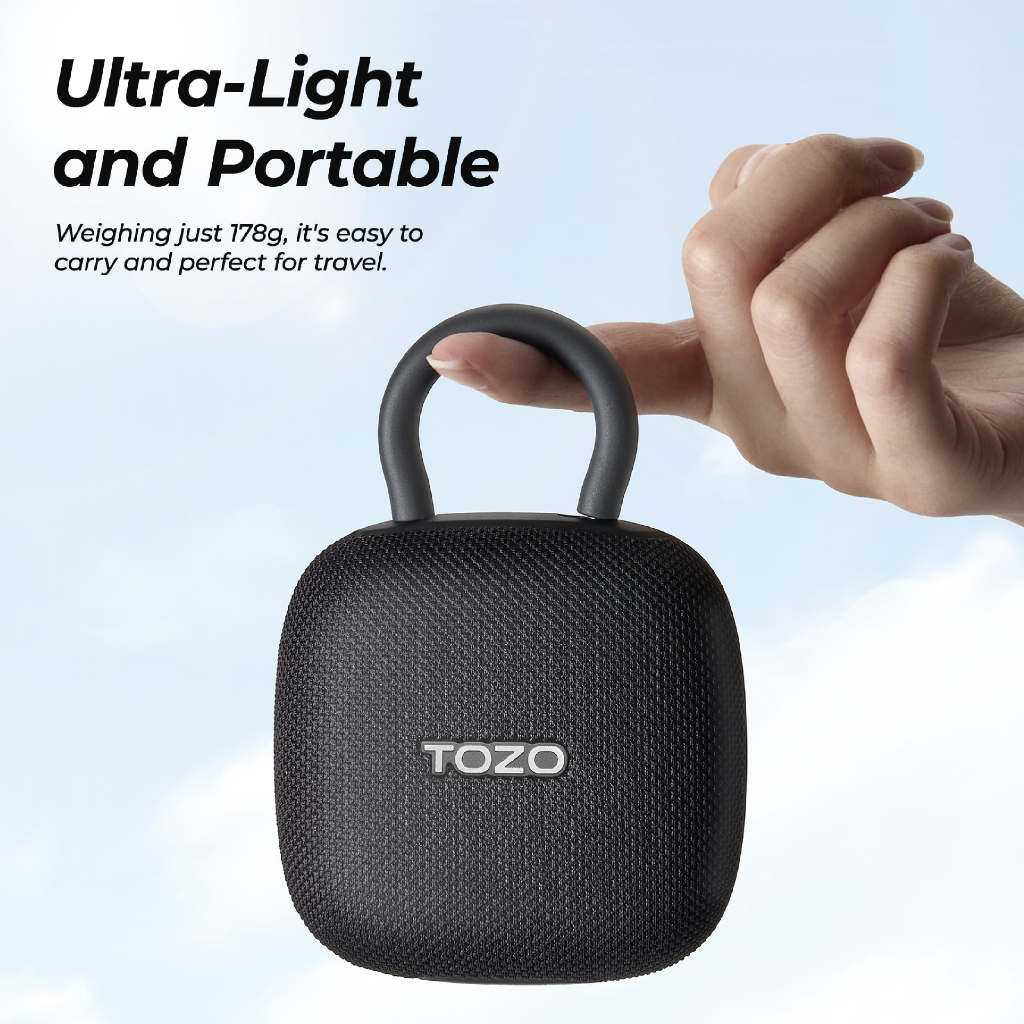 Tozo SoundGo Bluetooth Speakers Black ลำโพงบลูทูธ