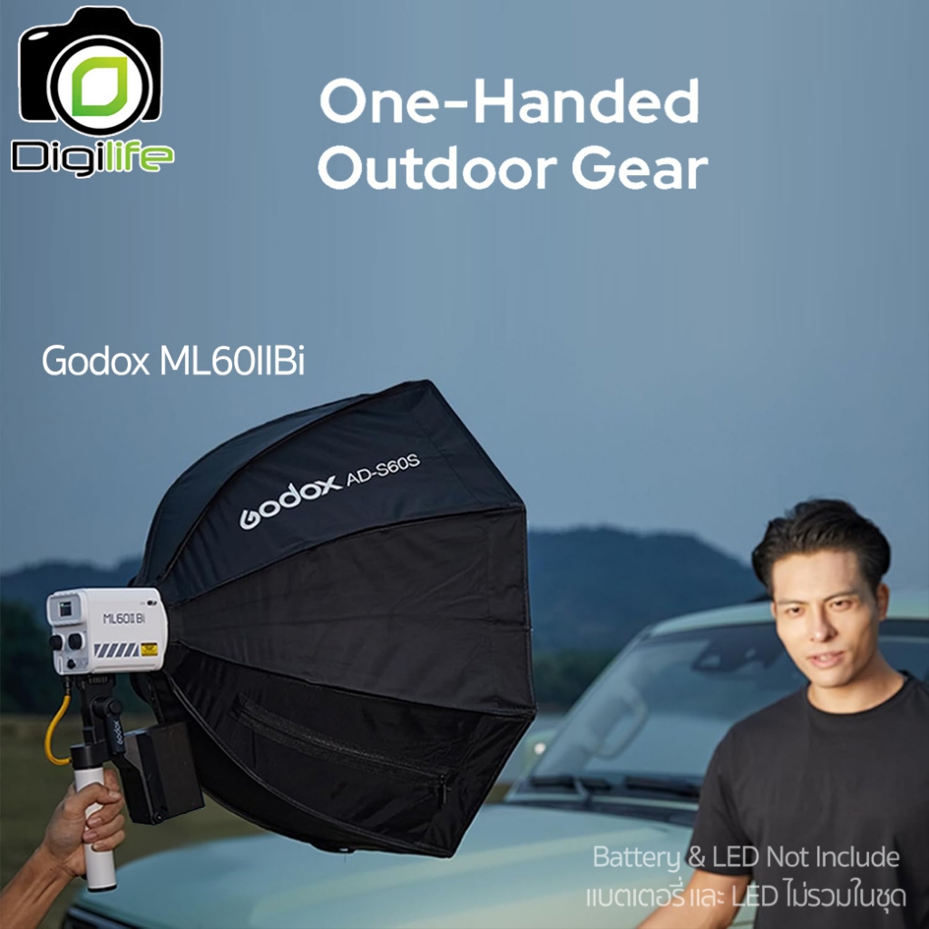 Godox AK-B02 , V-mount Battery Accessory Kit สำหรับ LED ML60II Bi , ML100Bi / Digilife Thailand