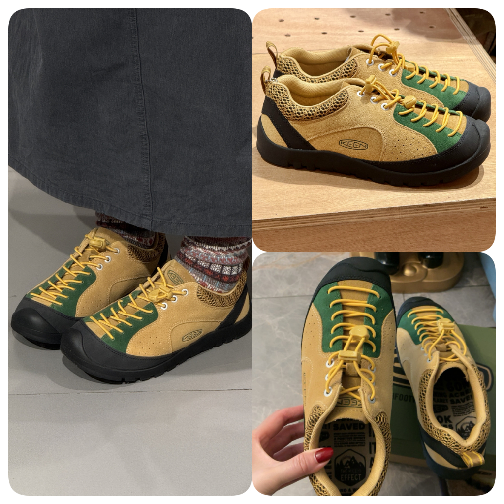 แท้💯% ลดกระหน่ำ！ผู้หญิง KEEN Jasper Rocks สวมใส่สบายและไม่ลื่น ทนทานต่อการสึกหรอแบบ Low-Top รองเท้าสำหรับกิจกรรมกลางแจ้ง
