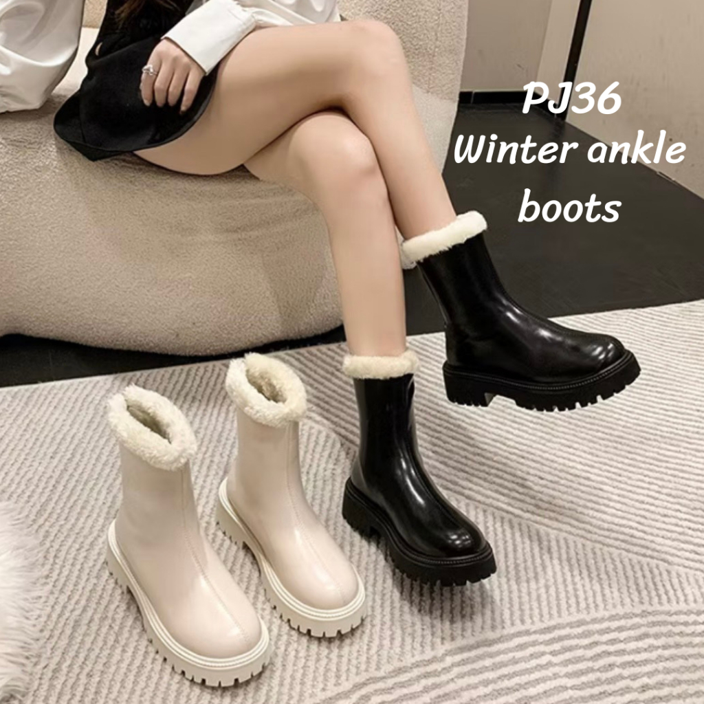 [PJ36] WINTER ANKLE BOOTS