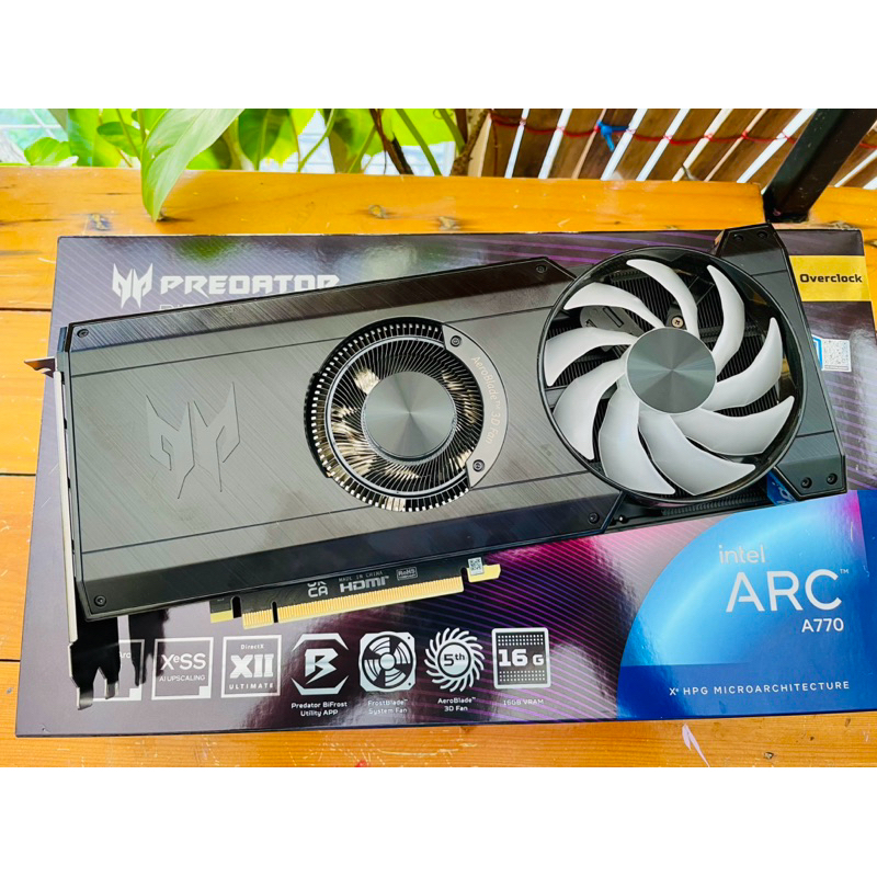 การ์ดจอ Intel ARC A770 Predator Bifrost มือสอง