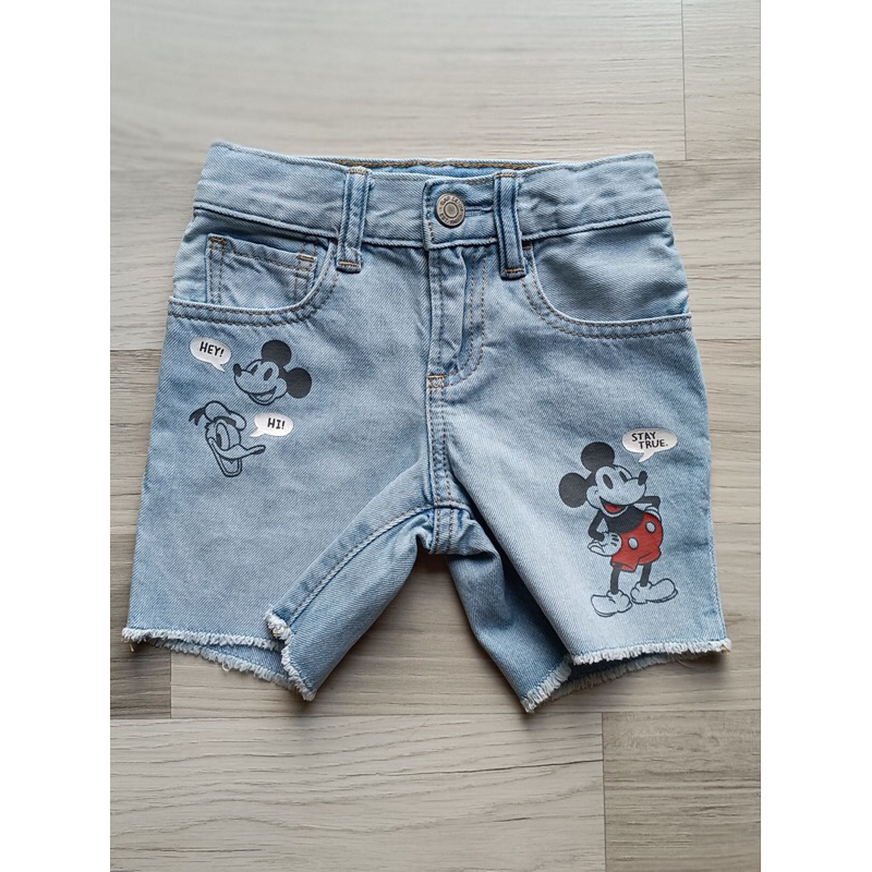 👖กางเกงยีนส์ขาสั้นเด็ก Baby GAP x Disney👶🏻