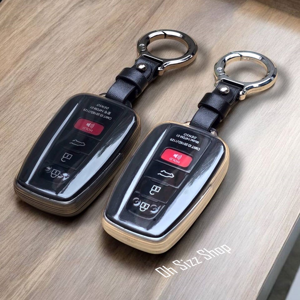 เคสรีโมท Toyota Cross  Altis   รีโมททรงวี เคสใสกันรอย ครอบรีโมท 360 องศา หุ้มทั้งหมด (Thin See Through Transparent TPU K