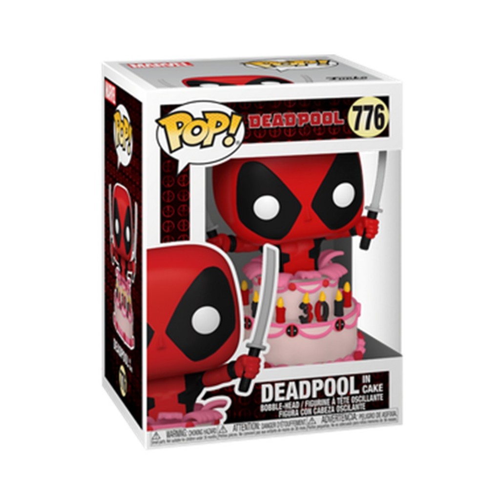 Funko POP! (54654) Deadpool in Cake (776) Marvel: Deadpool 30th by Funko ราคา ถูกที่สุด ดีลบีเคเค แกลเลอรีภาพที่ 2