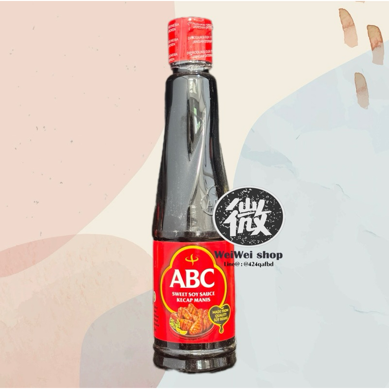 ABC Sweet Soy Sauce Kecap Manis ซีอิ้วดำหวาน เอบีซี ของอินโดนีเซีย หอมหวาน เข้มข้น 600ml