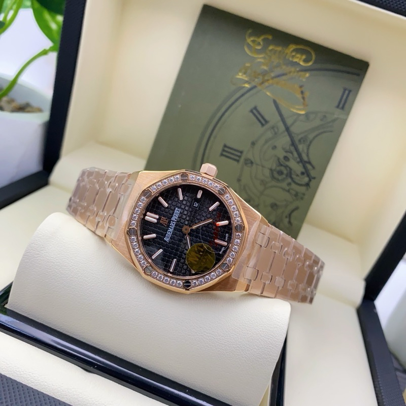 AP นาฬิกาข้อมือผู้หญิง 34 mm ระบบถ่าน นาฬิกาแฟชั่น