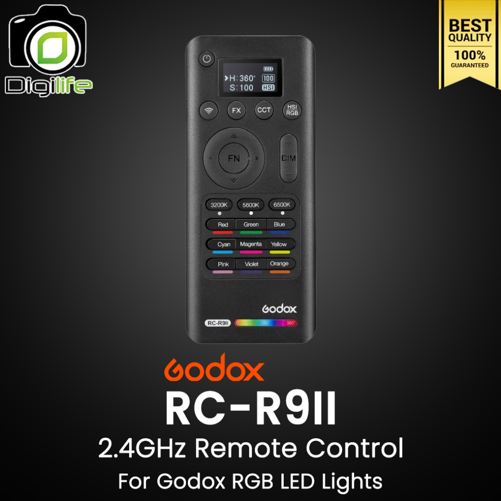 Godox Remote RC-R9II 2.4GHz Remote Control for Godox RGB LED Lights / Digilife Thailand