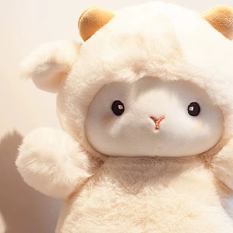ตุ๊กตาแกะ กระต่ายอัลปาก้าน่ารัก แบบนิ่ม ขนาด 25 ซม.