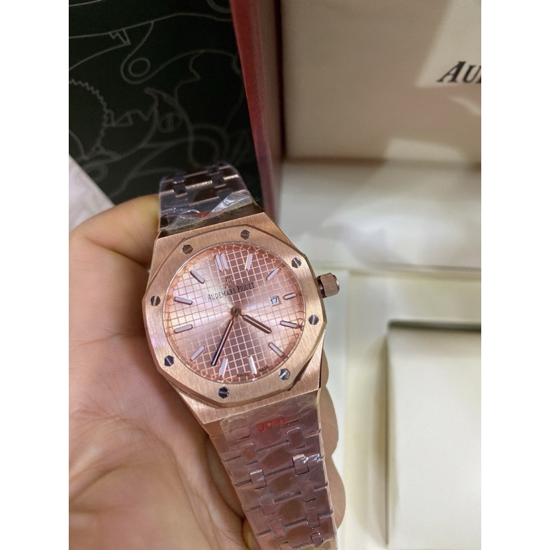 AP นาฬิกาข้อมือผู้หญิง 34 mm ระบบถ่าน นาฬิกาแฟชั่น