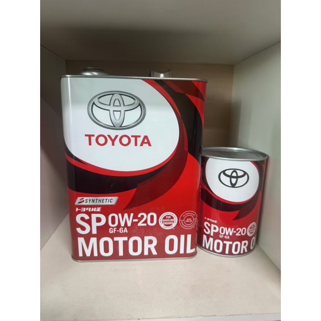 Toyota Motor Oil SP 0W20 Gf-6a 4L Made In Japan จัดส่งตลอด 24 ชม.