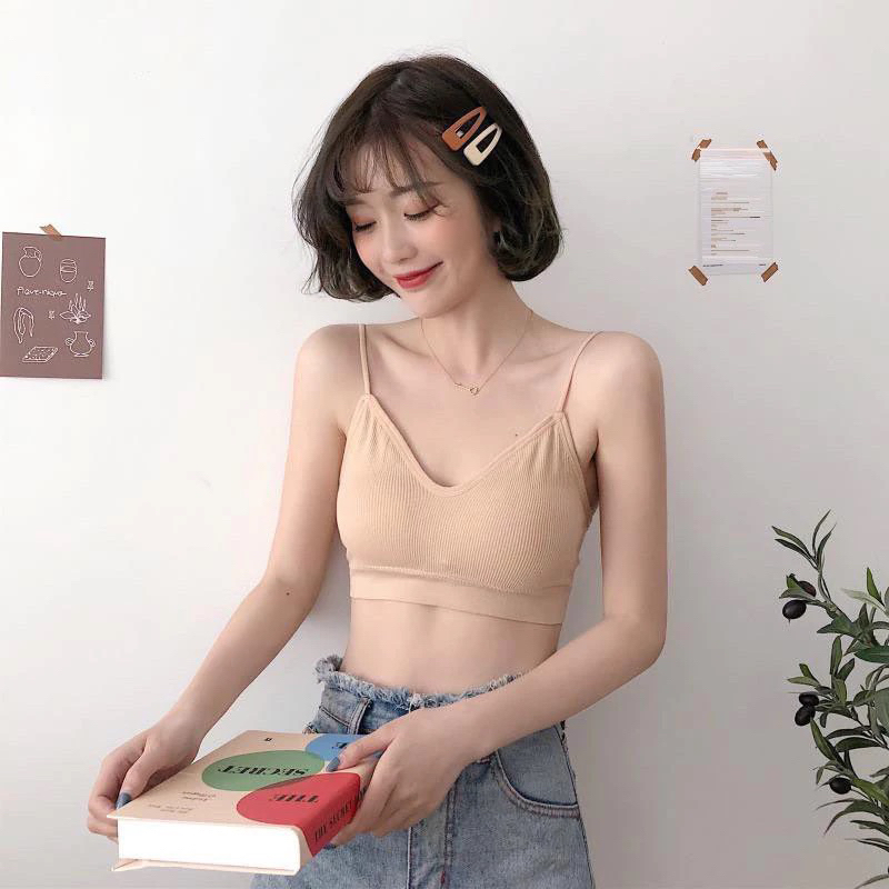 (พร้อมส่ง) ลดล้างสต็อค Sport Bra บราไร้โครง ชุดชั้นใน เสื้อชั้นใน สปอร์ตบรา มีฟองน้ำ ใส่สบาย - รูปที่ 3