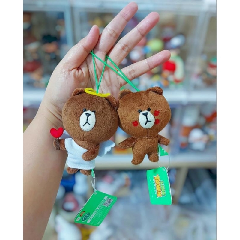 ตุ๊กตาหมีบราวน์  linebrown  linefriends doll งานแท้ญี่ปุ่น