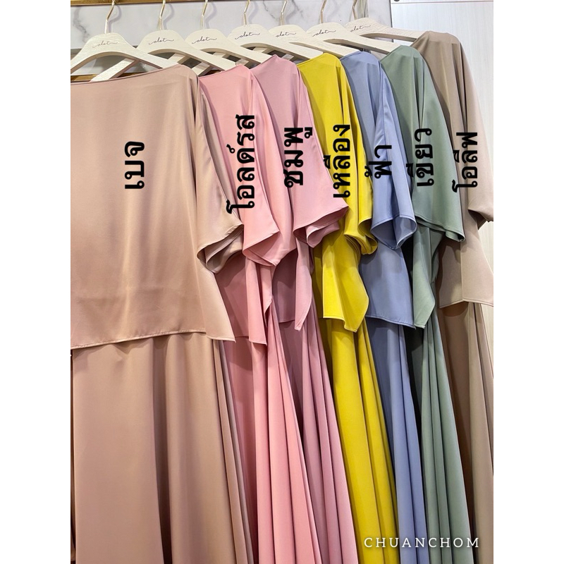 🔖Alot #Everlyn เดรสซาติน ผ้าเนื้อดี ใส่สบาย แบบผูกหน้า ใส่ได้ทั้งเป็น ชุดออกงาน ชุดไปงาน ชุดราตรี งานแต่ง ออกเดท - รูปที่ 2