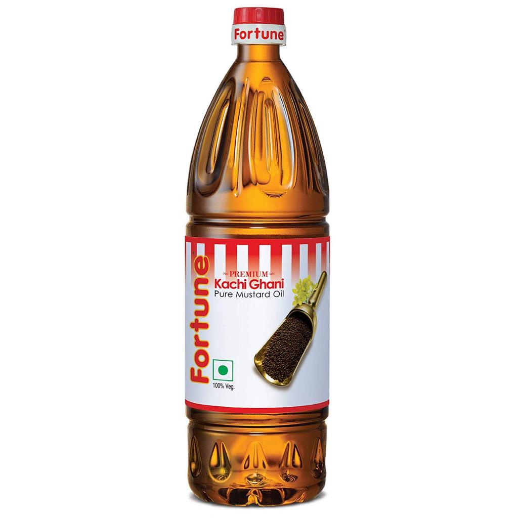 Fortune Mustard Kachhi Ghani Oil 1 ltr
