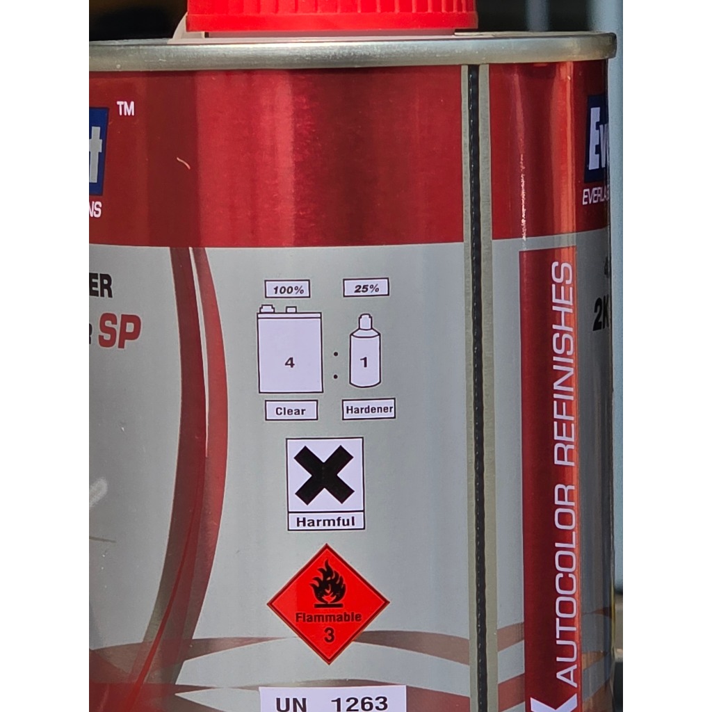 แล็กเกอร์/เคลือบเงาสำหรับรถยนต์ EVERCOAT เอเวอร์โคท 2K 4:1 - ชุดเล็ก - รูปที่ 3