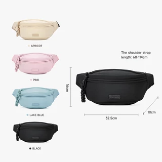 MOSSDOOM Klassy Waist Bag กระเป๋าคาดอกผู้หญิง สะดวกสบาย สีมินิมอล ลุคเท่ๆ