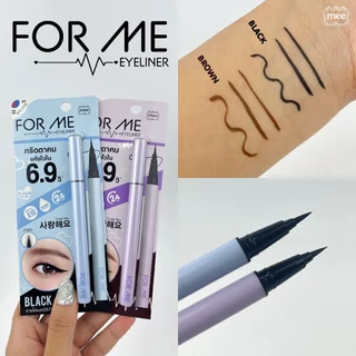 **มาเเรงNo.1 อายไลเนอร์รุ่นใหม่ล่าสุด MEE FOR ME EYELINER หัวพู่กัน กรีดตาคมแห้งไว กันน้ำไม่เเพนด้า