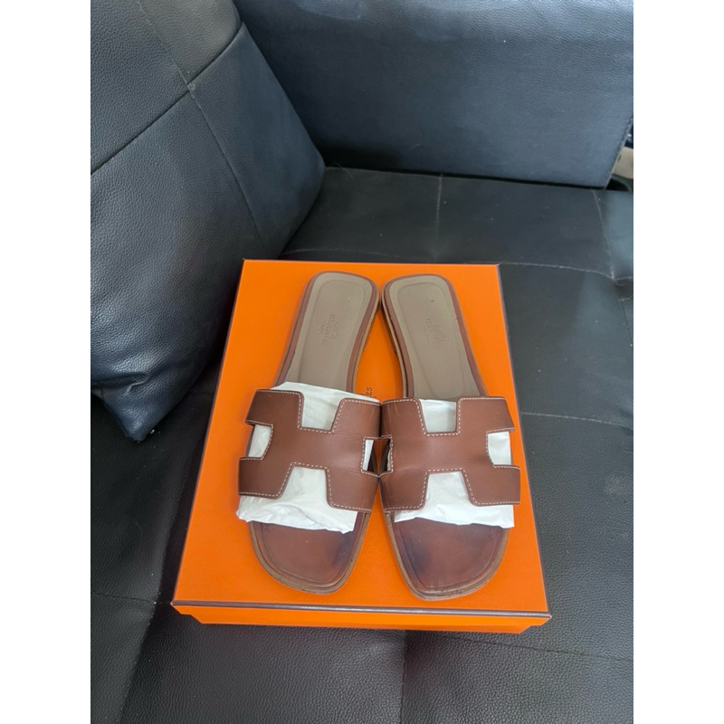sold❌Hermes sandals Size 39 แท้💯