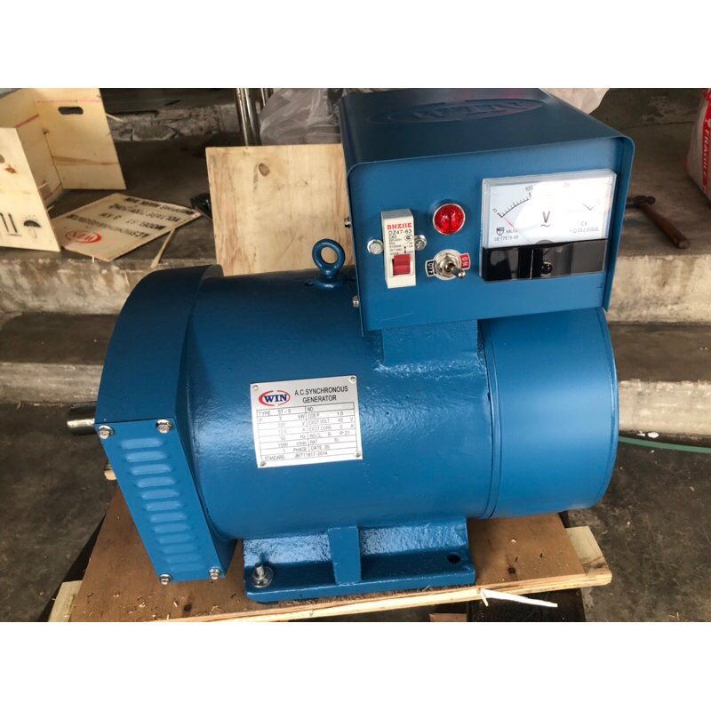 🔥โค้ดINC3LEL3ลด30฿ไดนาโมปั่นไฟ 3 กิโลวัตต์ Generator ยี่ห้อ WIN รุ่นST-3KW