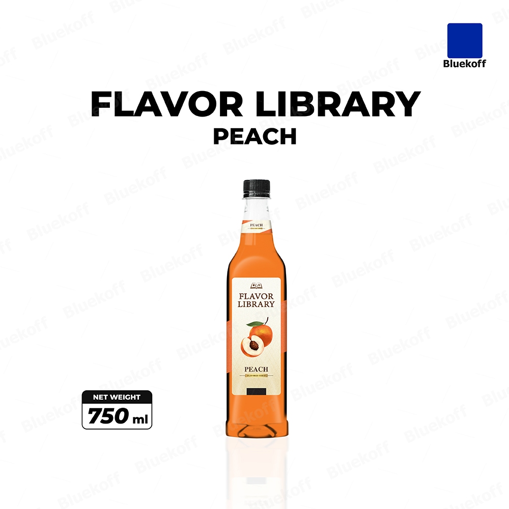 Bluekoff ไซรัป 	Flavor Library Peach 750 ml