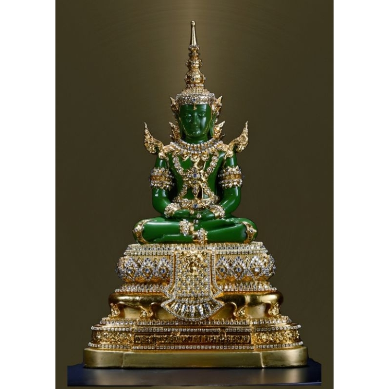 รูปโปสเตอร์ พระแก้วมรกต ไม่มีกรอบ ติดผนัง ภาพมงคล เสริมฮวงจุ้ย ตกแต่งบ้าน ขนาด A3