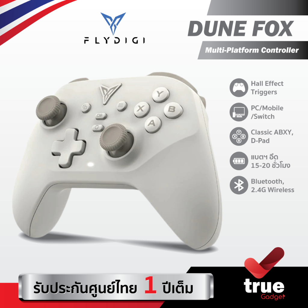 🇹🇭ประกันศูนย์ไทย จอยเกม Flydigi Dune Fox มีปุ่ม Turbo ในตัว จอยเกมส์ Multi-Platform Controller รองรับ Android, PC, Steam
