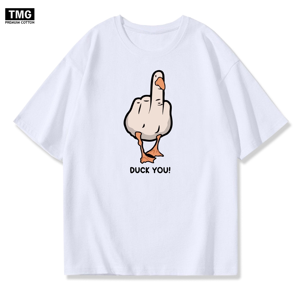 เสื้อยืดกวนๆ ลาย DUCK YOU เนื้อผ้า COTTON100% รูปที่ 2